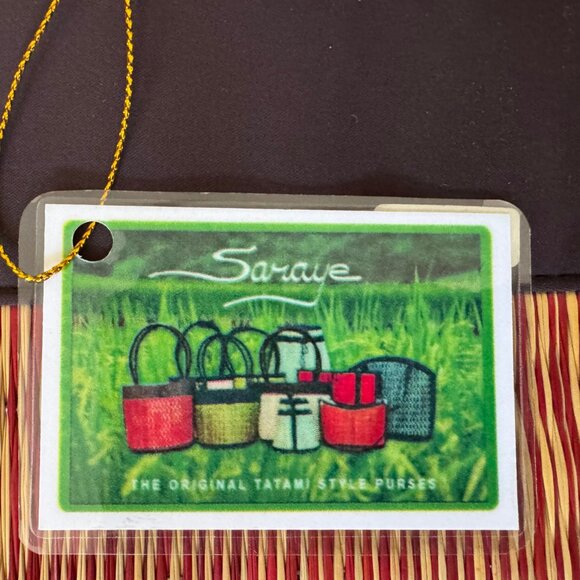 Saraye Tatami Tote Bag by Baskets of Cambodia NWT - Picture 4 of 10